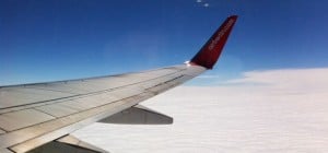 Airberlin Flugzeug über den Wolken