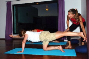Yoga Stunde bei den Yoga Friends Fuerteventura