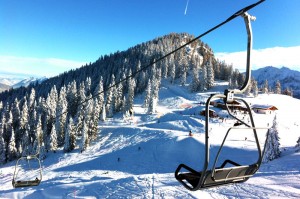 Skifahren in Garmisch mit der Roxy Sunset Art