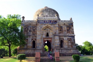 Mausoleum in den Lodi Gärten in Delhi, Indien