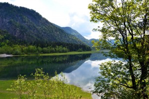 Weitsee in der Seenlandschaft Reit im Winkl in Bayern