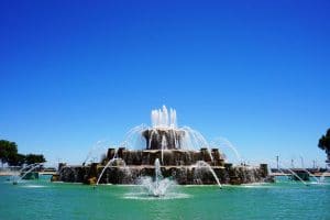 Chicago Sehenswürdigkeiten Top Ten: Buckingham Fountain (Buckingham Brunnen) im Grant Park