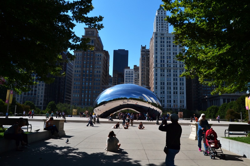 Cloud Gate - The Bean - in Chicago