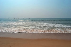 Calangute Strand in Goa, Indien