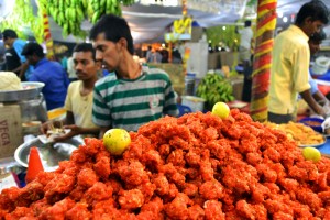 Markt in Mysore, Indien