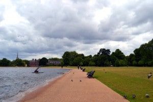 Pond im Hyde Park London, England