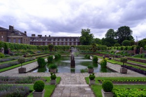 Sunken Gardens in den Kensington Gardens, Hyde Park London