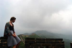 Chinesische Mauer Mutianyu Große Mauer in China