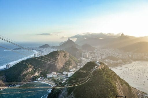 Rio de Janeiro: Der Zuckerhut Pao de Acucar in Brasilien