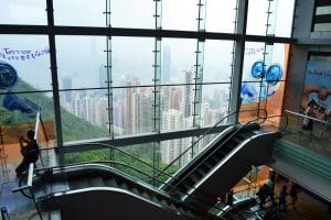 Hongkong Sehenswürdigkeiten Peak Tram Victoria Peak Aussicht