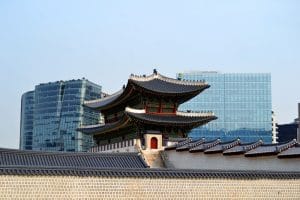 Gyeongbokgung Palast in Seoul, Südkorea