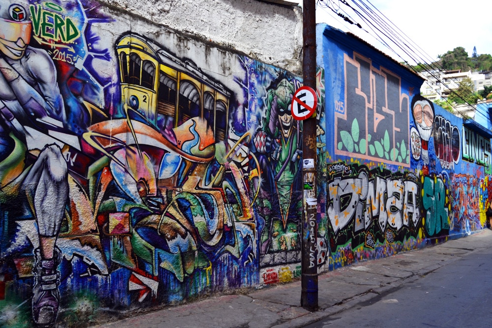 Rio de Janeiro Streetart in Santa Teresa