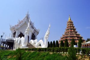 Wat Huai Pla Kung (9 Tier Temple) in Chiang Rai, Thailand