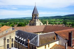Cluny Abtei Kloster in Bourgogne Franche Comté - Aussicht vom Tour de Fromage