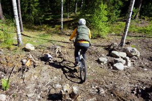 Südkarelien: Mountainbike auf den Trails rund um Imatra, Finnland