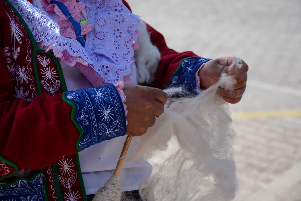 Peru: G Adventures Lares Trek - Womens Weaving Coop in Ccaccaccollo