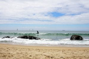Porto Sehenswürdigkeiten und Highlights: Matosinhos Strand Surfen