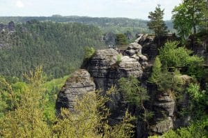 Wandern in der Sächsischen Schweiz: Wanderung zur Bastei - Aussicht