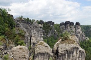 Wandern in der Sächsischen Schweiz: Wanderung zur Bastei - Aussicht