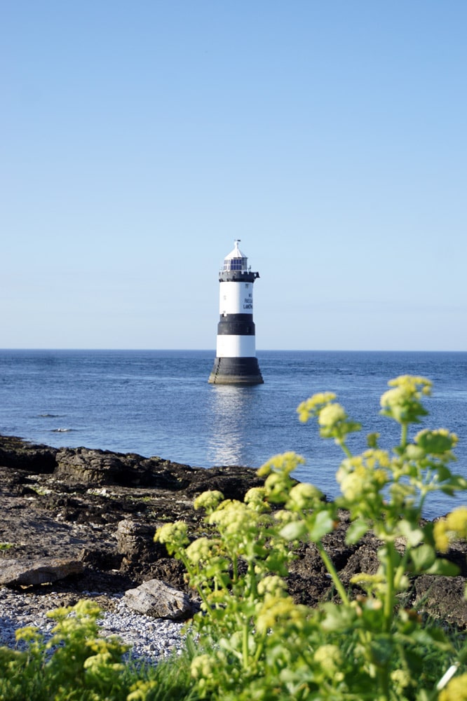 Trwyn du Penmon Point Leuchtturm in Wales