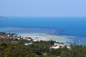 Koh Samui Sehenswürdigkeiten und Highlights: Ausblick auf den Natien Beach