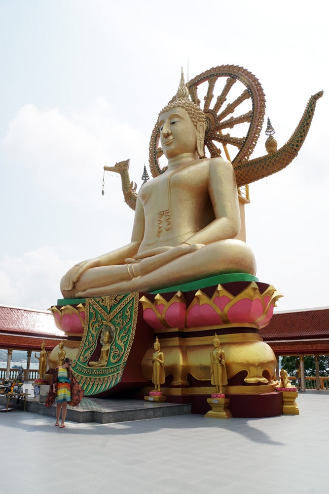 Koh Samui Sehenswürdigkeiten und Highlights: Big Buddha Statue Wat Phra Yai 