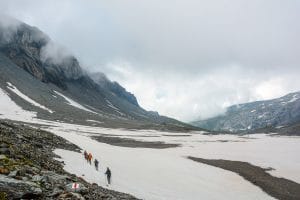 Flims und Laax, Bündner Berge: Wandern, Mountainbiken und Seen in der Schweiz - Wandern zur Mountain Lodge