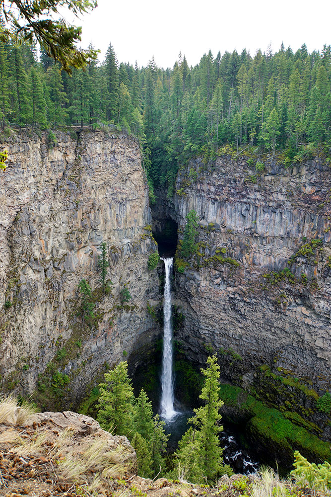 Wells Gray Provincial Park Sehenswürdigkeiten - die Highlights in British Columbia - Spahats Falls