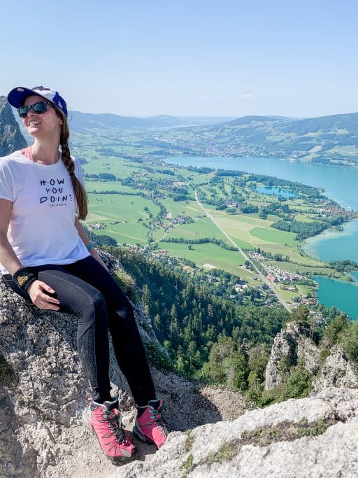 BergeSeen Trail: Erfahrungen auf der Weitwanderung im Salzkammergut - Etappe 4, Aussicht Almkogel