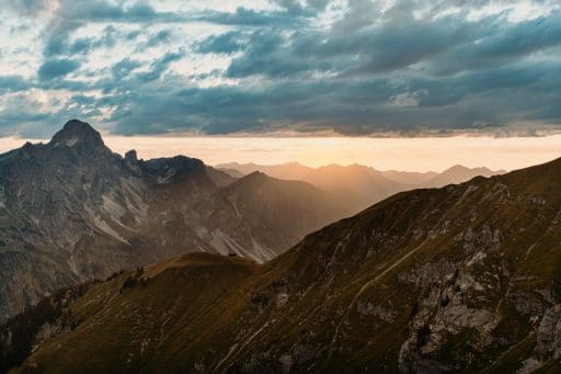 Warth-Schröcken: Outdoor Big 5, schönste Wanderungen und alle Tipps - Sunset Hike Sonnenuntergangswanderung Höferspitze