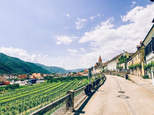 Niederösterreich Urlaub: Donauregion auf dem Donauradweg durch Dürnstein