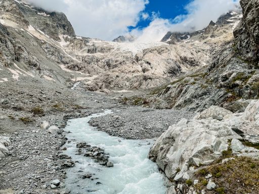Wanderung zum Refuge de Glacier Blanc im Ecrins Nationalpark