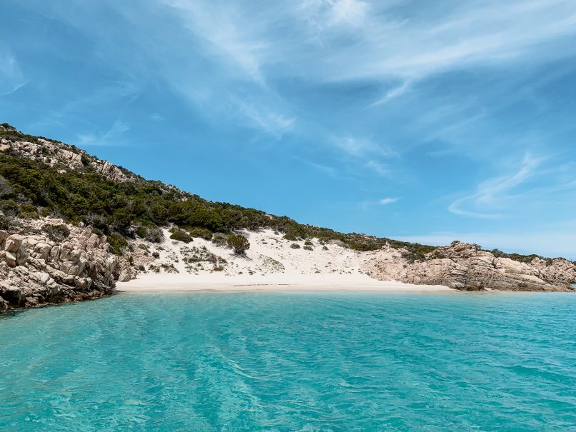 Sardinien Bootsausflug La Maddalena Archipel - Cala Soraja Insel Spargi