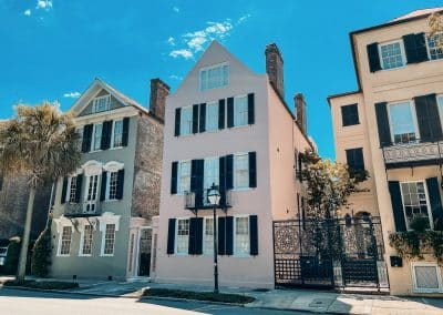 Sehenswürdigkeiten in Charleston: Häuser im Kolonialstil