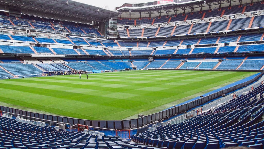 Santiago Bernabeu Stadion von Real Madrid
