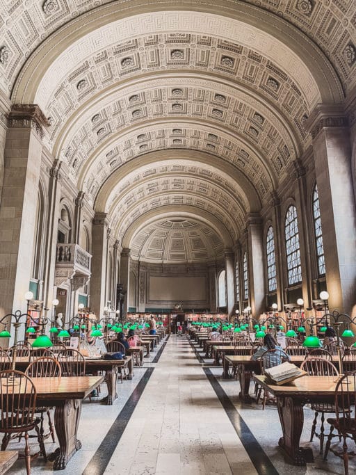 Boston Public Library - Boston Sehenswürdigkeiten