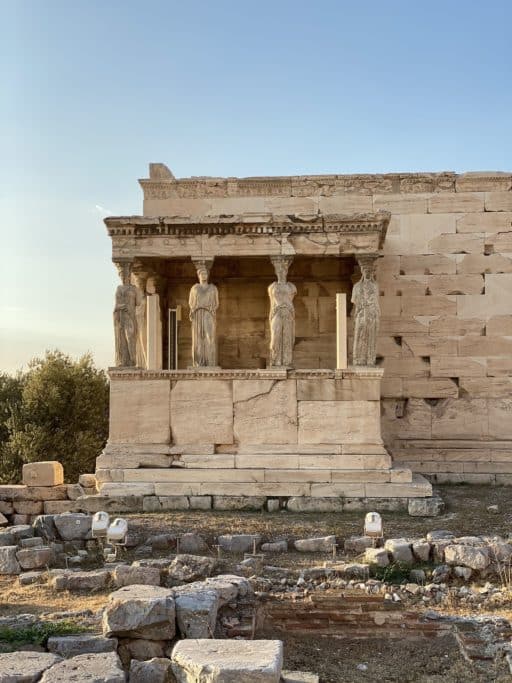 Erechtheion Tempel -Athen Sehenswürdigkeiten