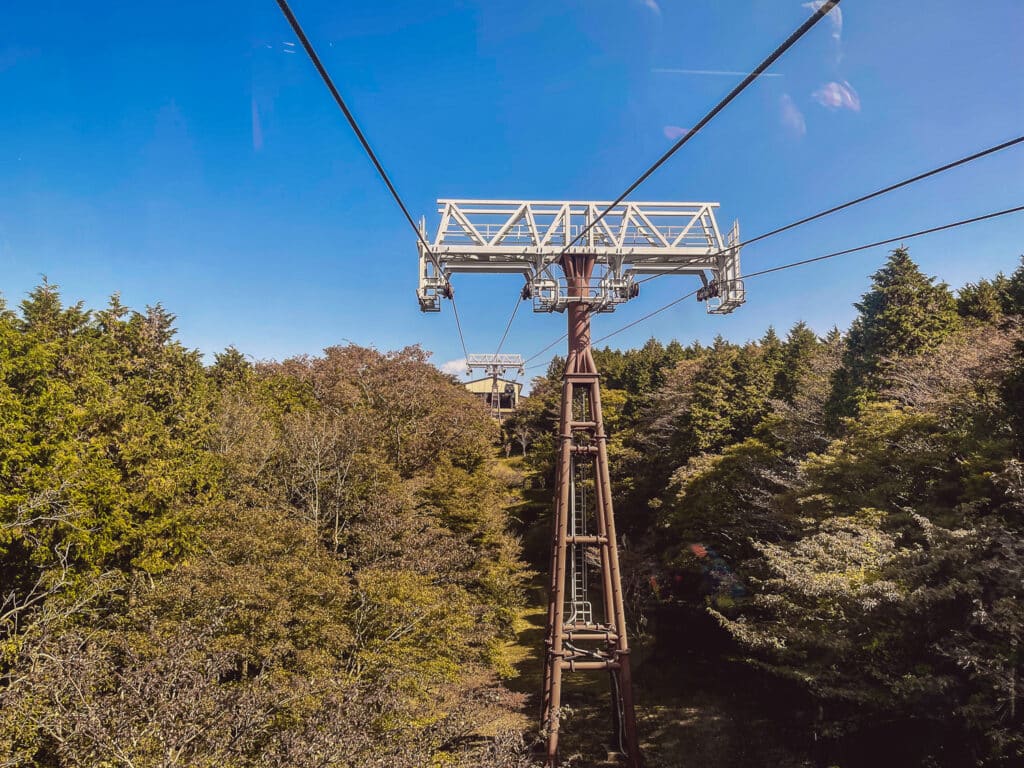 Hakone mit der Seilbahn