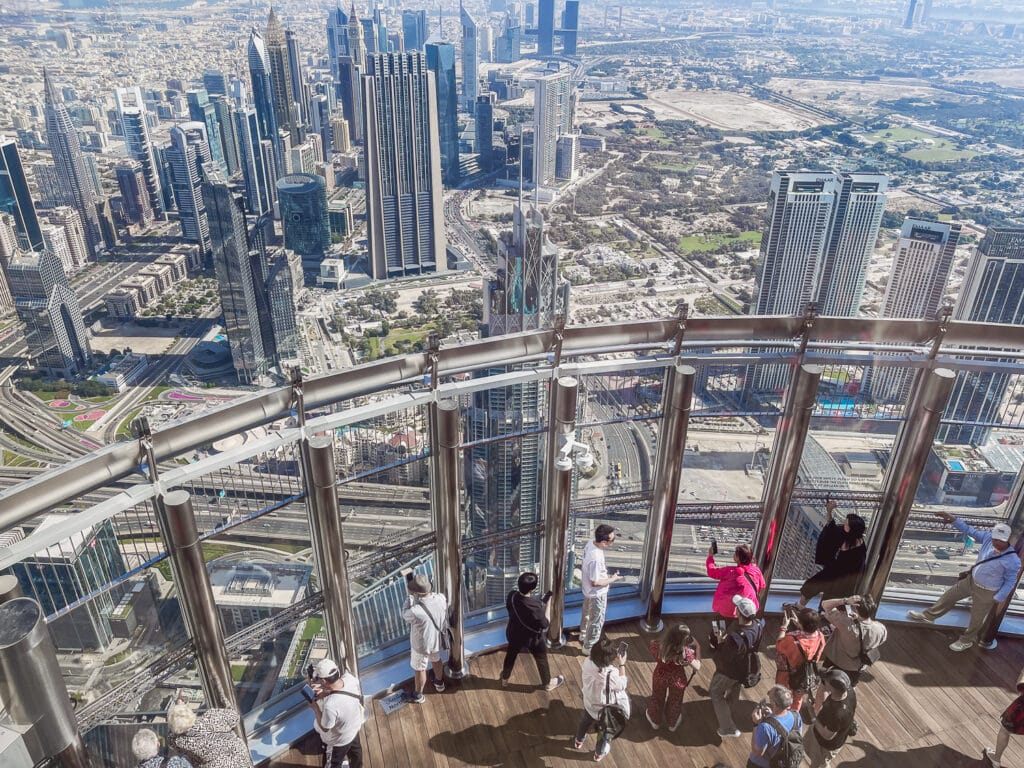 Burj Khalifa Dubai - Aussichtsplattform