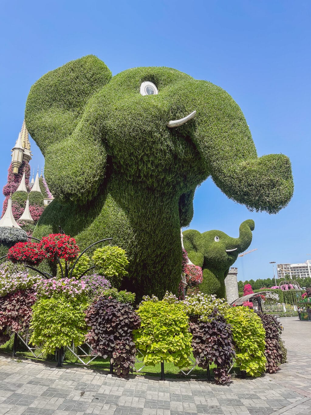 Dubai Miracle Garden - Elefant