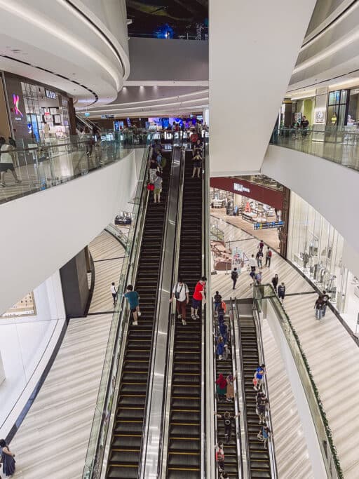 Jewel Terminal Flughafen Singapur - Shopping Mall