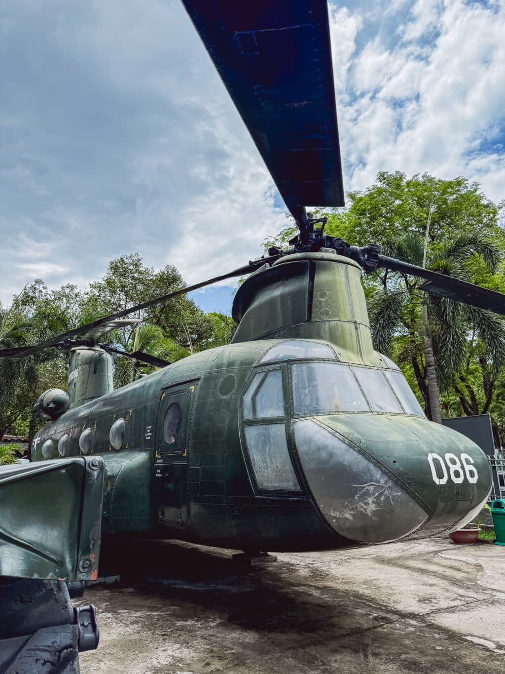 Das War Remnants Museum (Kriegsreste-Museum) in Ho-Chi-Minh-Stadt