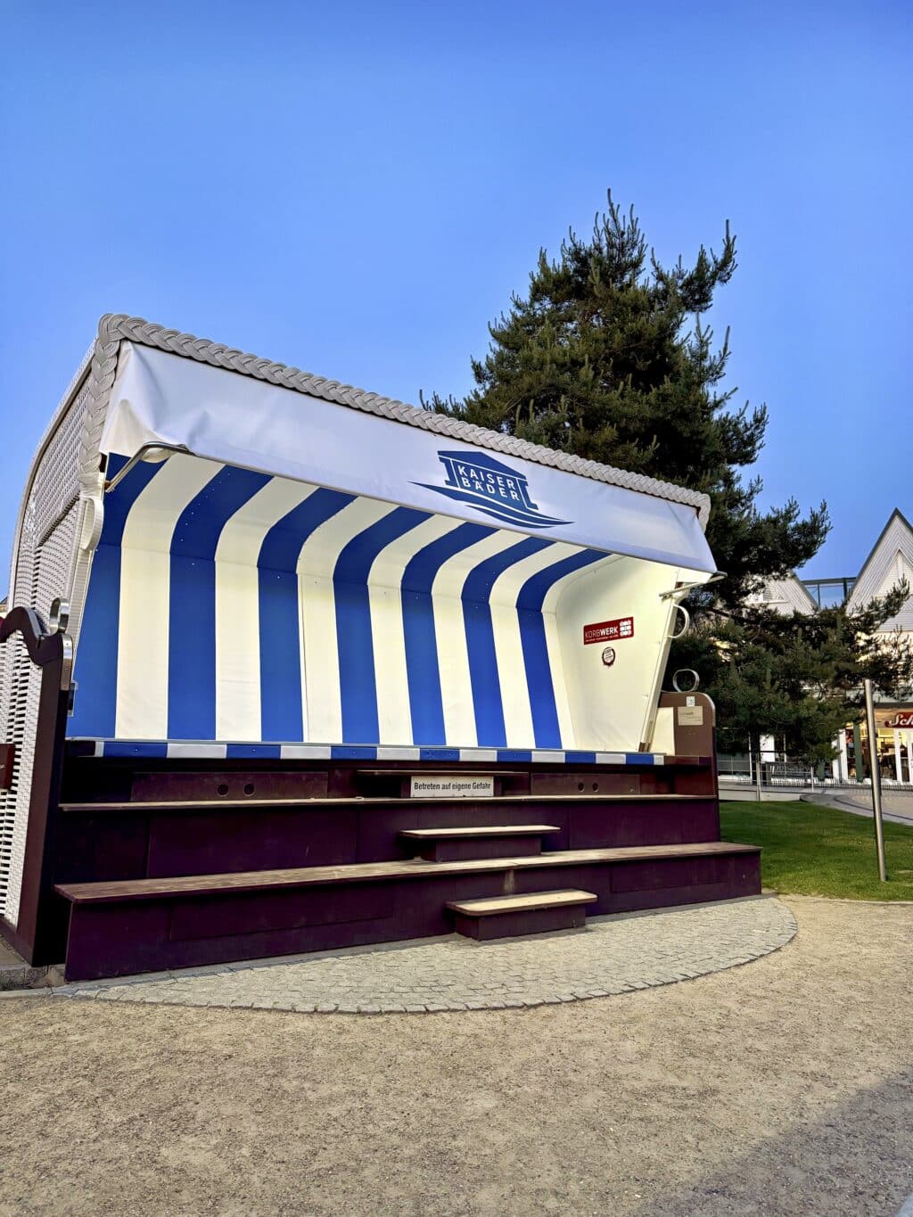 Der größte Strandkorb der Welt in Heringsdorf