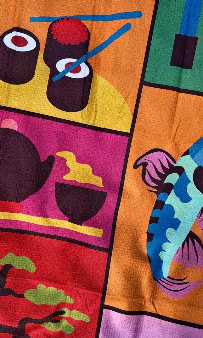 Buvanha Reisehandtuch Japan (200 x 90 cm)