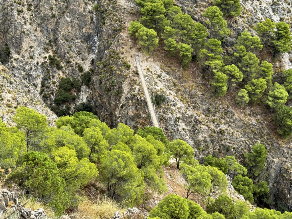 Sendero El Saltillo & Hängebrücke