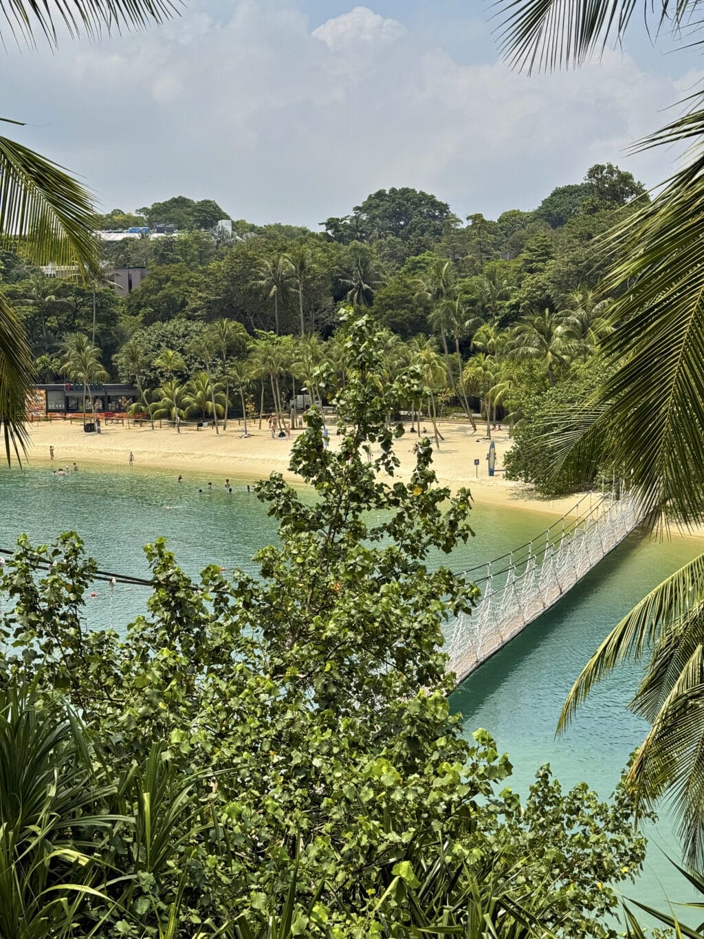 Sentosa Island Singapur - Hängebrücke 